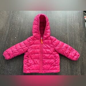 Primary Fuchsia Puffer Jacket